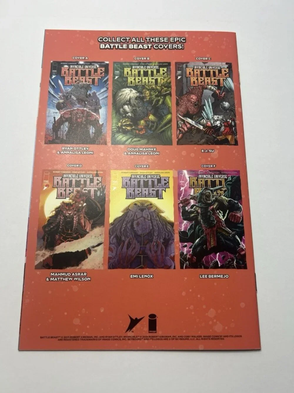 Invincible Universe: Battle Beast #2 Ultra-Rare Advance Edition (Image Comics...